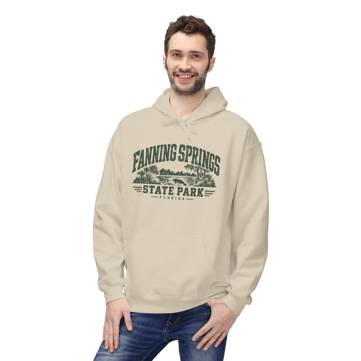Fanning Springs State Park Hoodie - Vintage Park Graphic