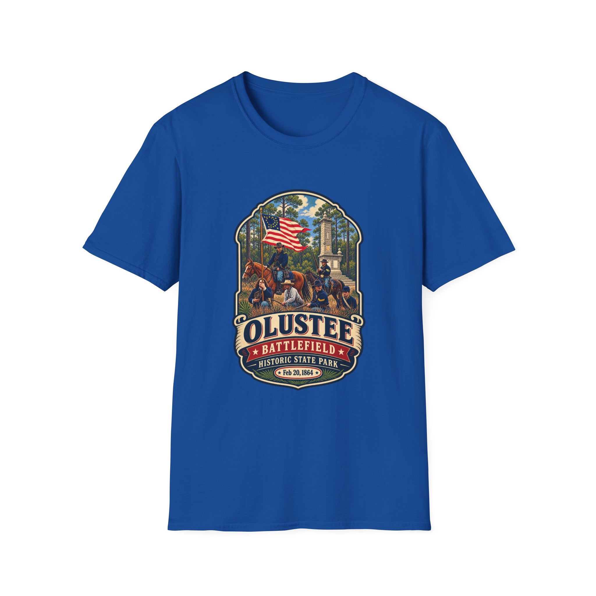 Olustee Battlefield- Retro Tee