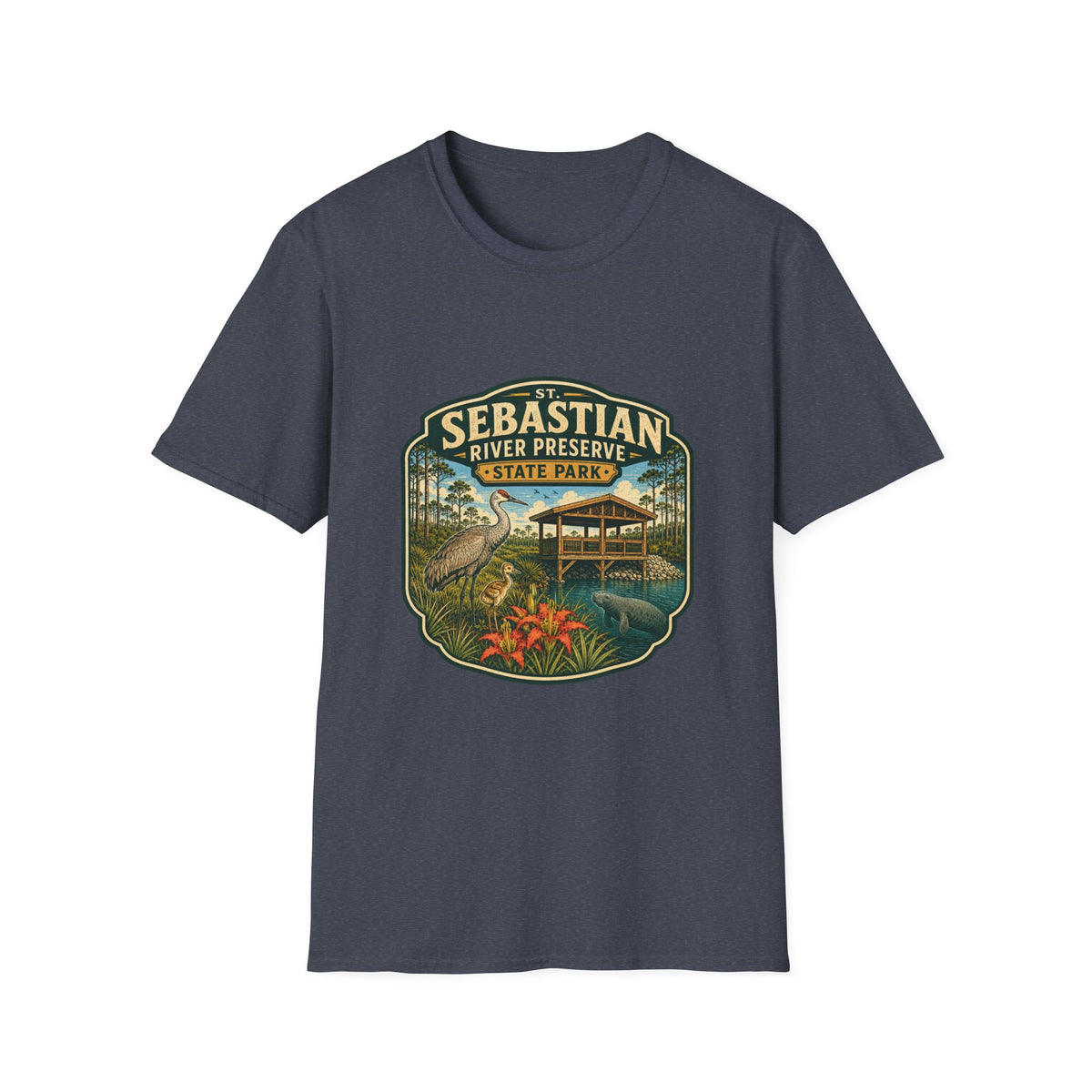 St. Sebastian River — Retro Tee