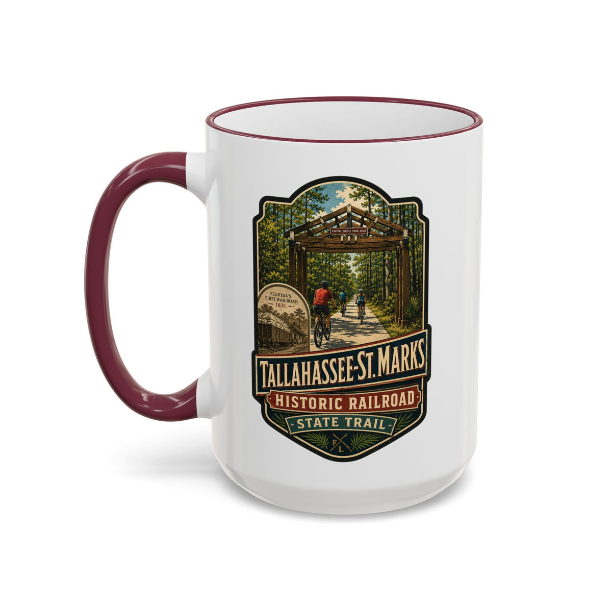Tallahassee-St. Marks Trail  Accent Rim & Handle 11oz/15oz