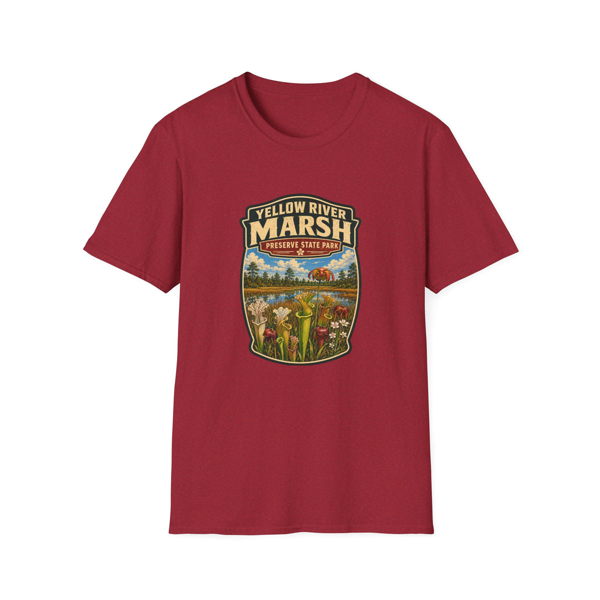 Yellow River Marsh — Retro Tee