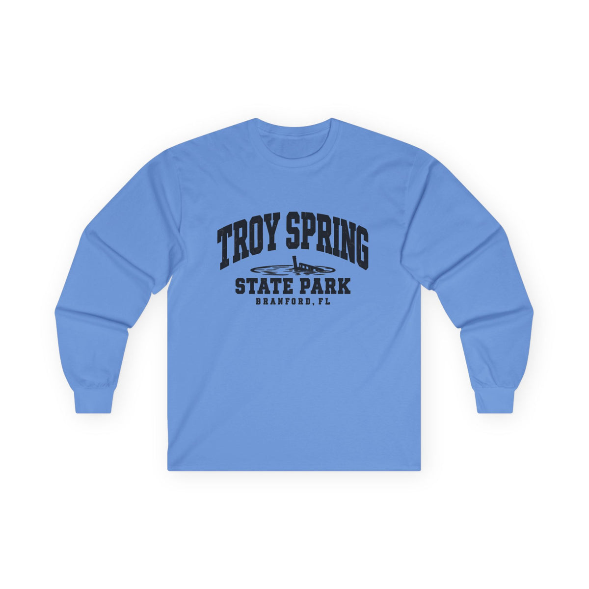 Troy Spring State Park Vintage Logo- Long Sleeve Tee