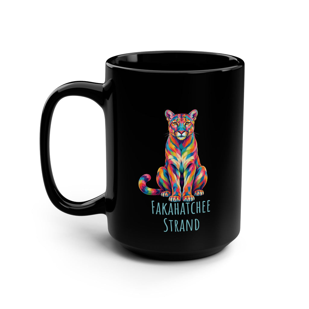 CUSTOMIZABLE Panther Black Mug —  15oz