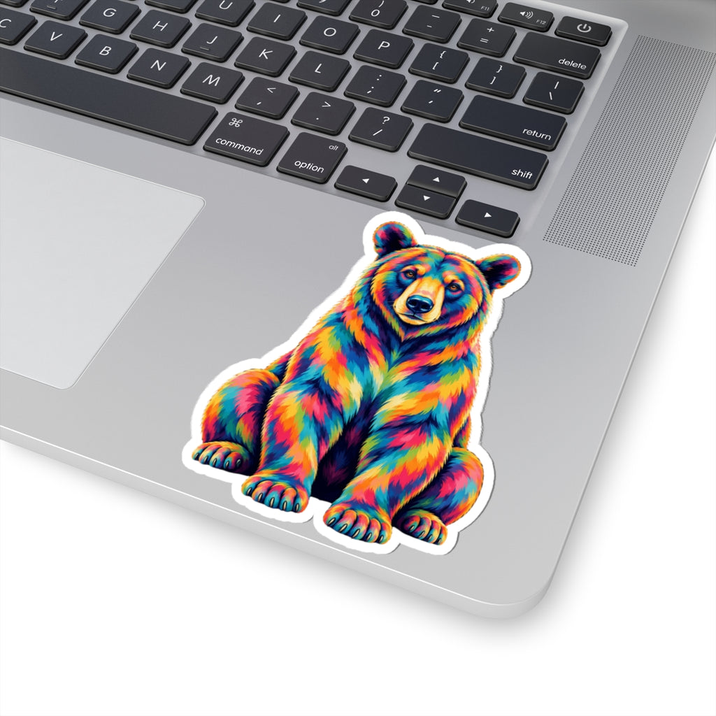 Rainbow Urban Bear Sticker