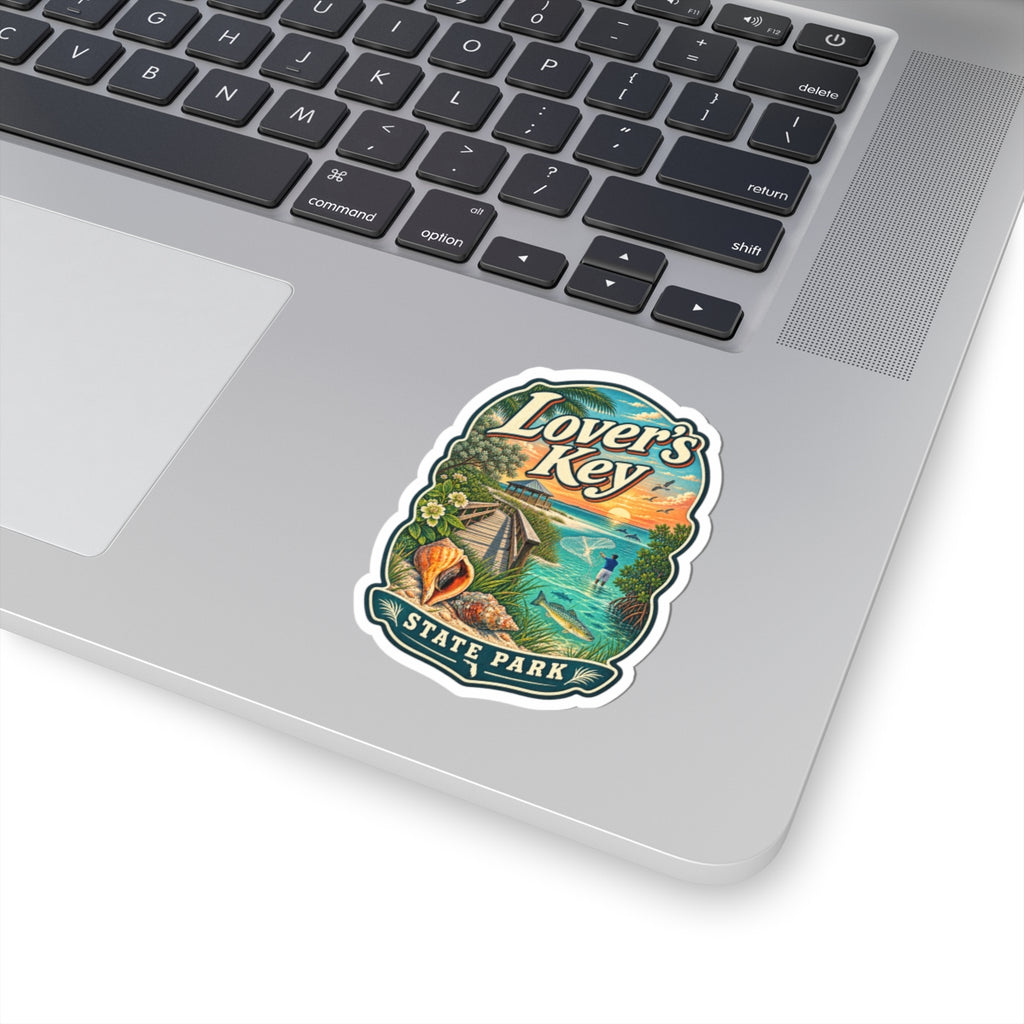 Lover's Key State Park Sticker — Vintage Coastal Travel Decal