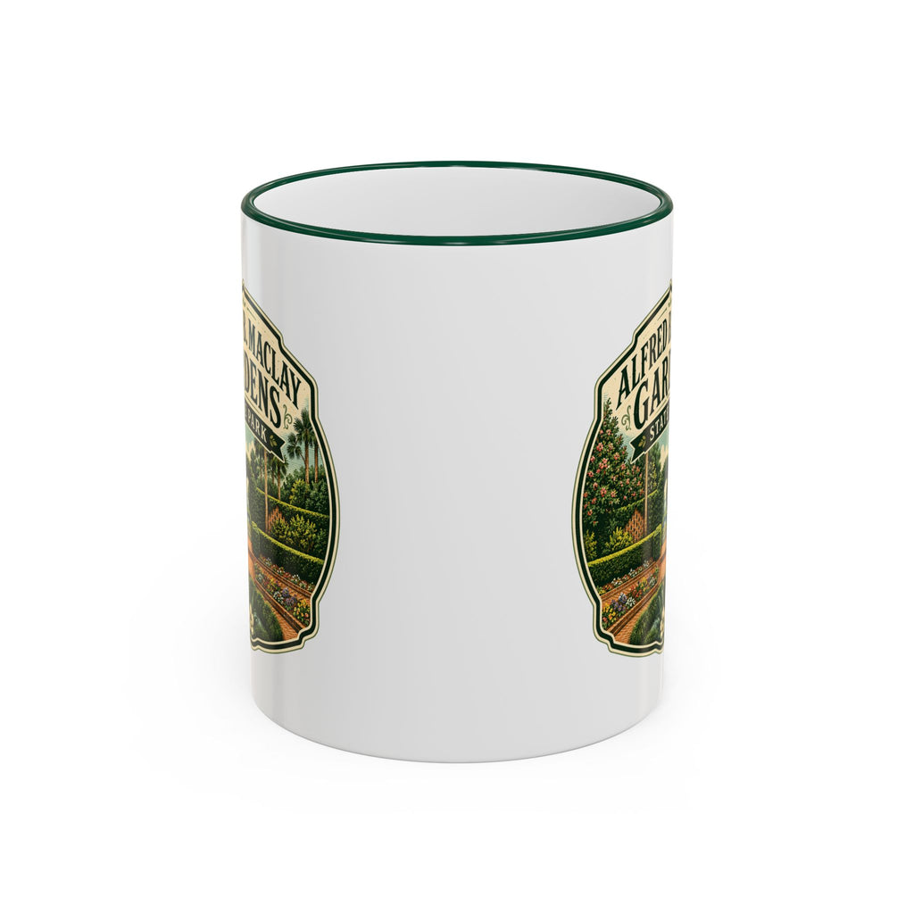 Maclay Gardens Vintage Mug — Accent Rim & Handle 11oz/15oz