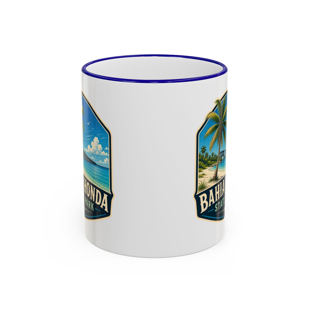 Bahia Honda Vintage Mug — Accent Rim & Handle 11oz/15oz