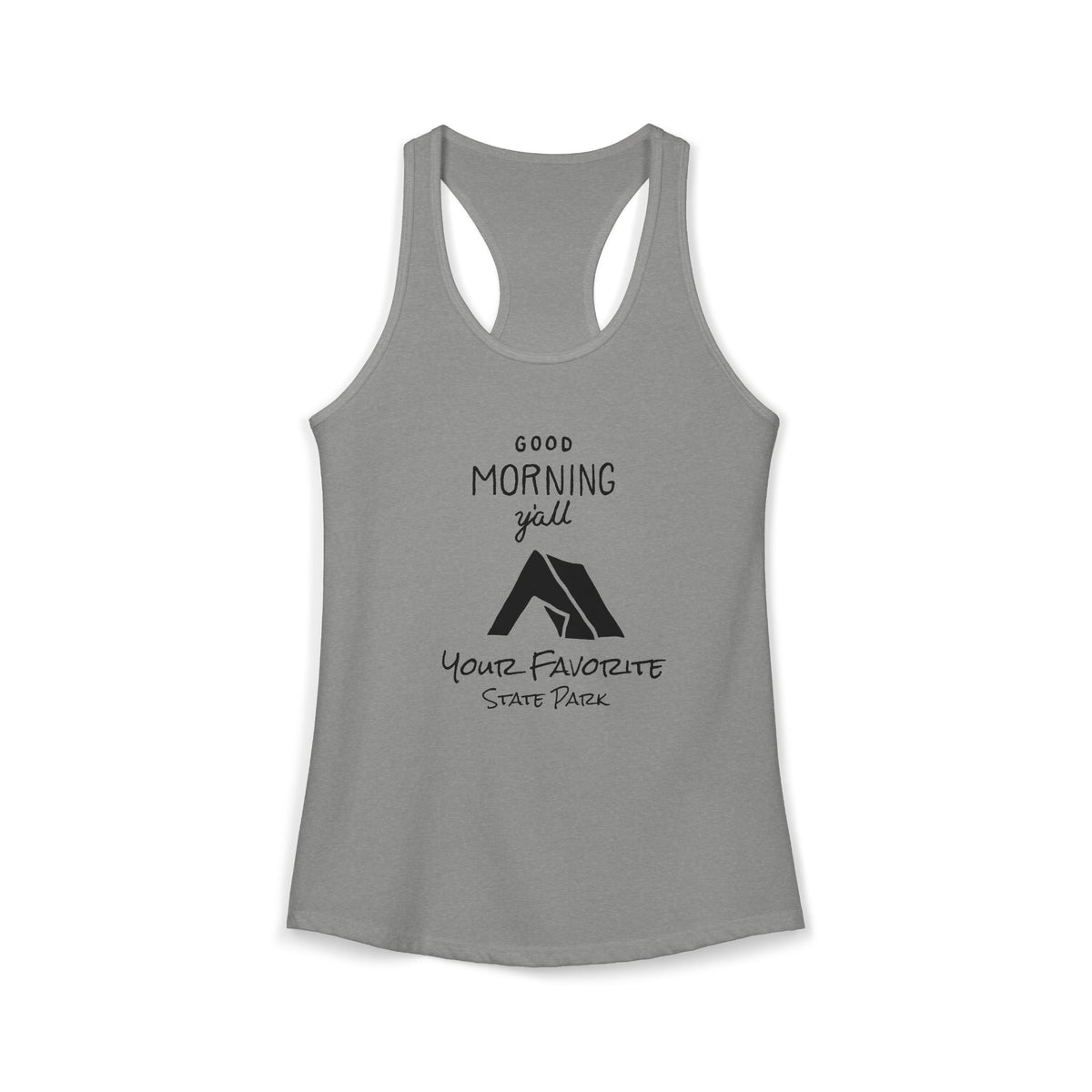CUSTOMIZABLE Morning Ya'll Racerback Tank
