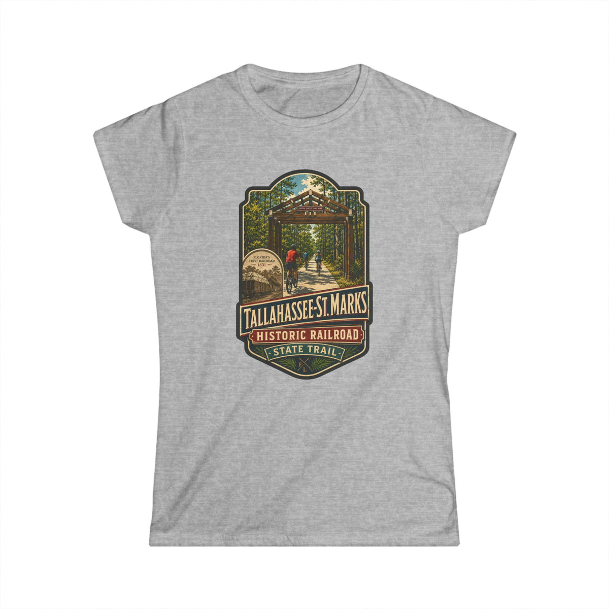 Tallahassee- St. Marks Trail- Vintage Tee