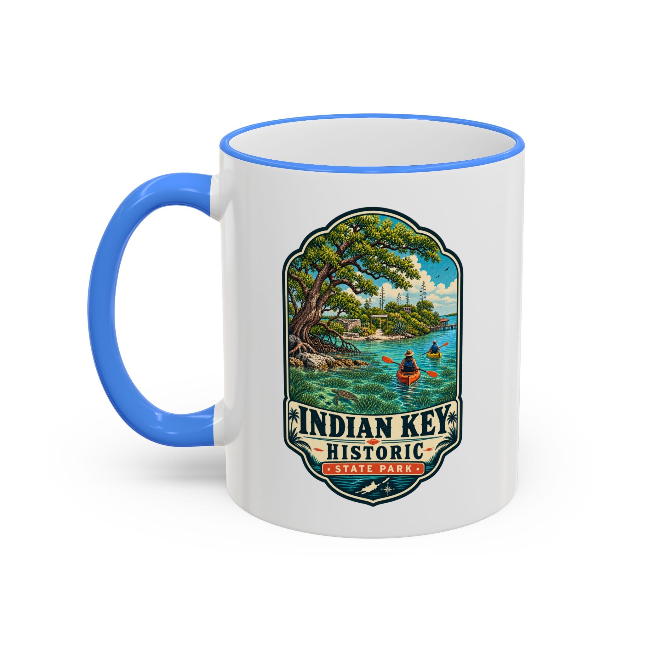 Indian Key Accent Rim & Handle 11oz/15oz