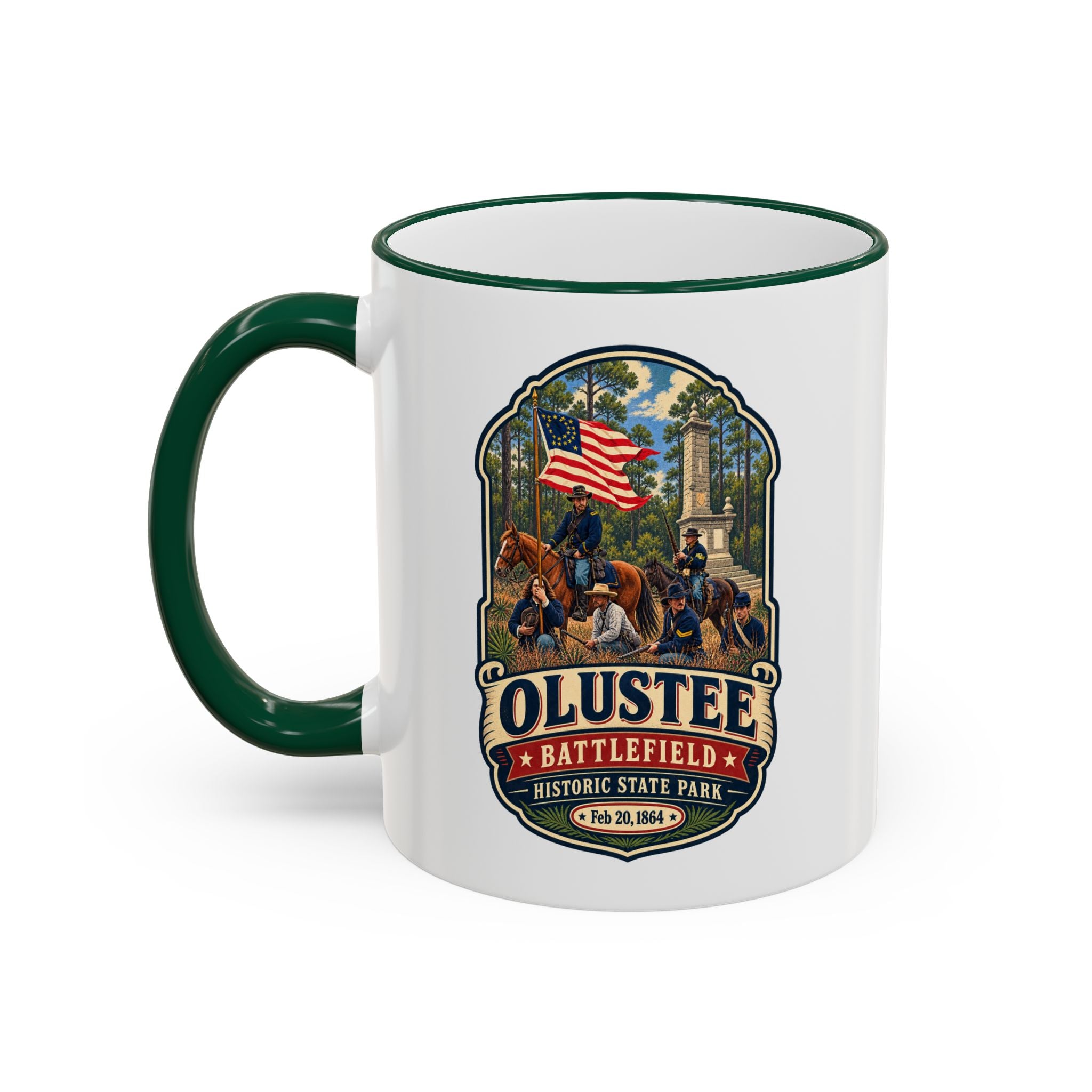 Olustee Battlefield Accent Rim & Handle 11oz/15oz