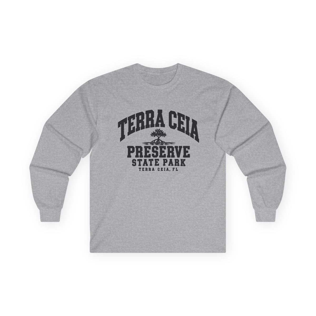 Terra Ceia Preserve State Park Official Logo- Long Sleeve Tee