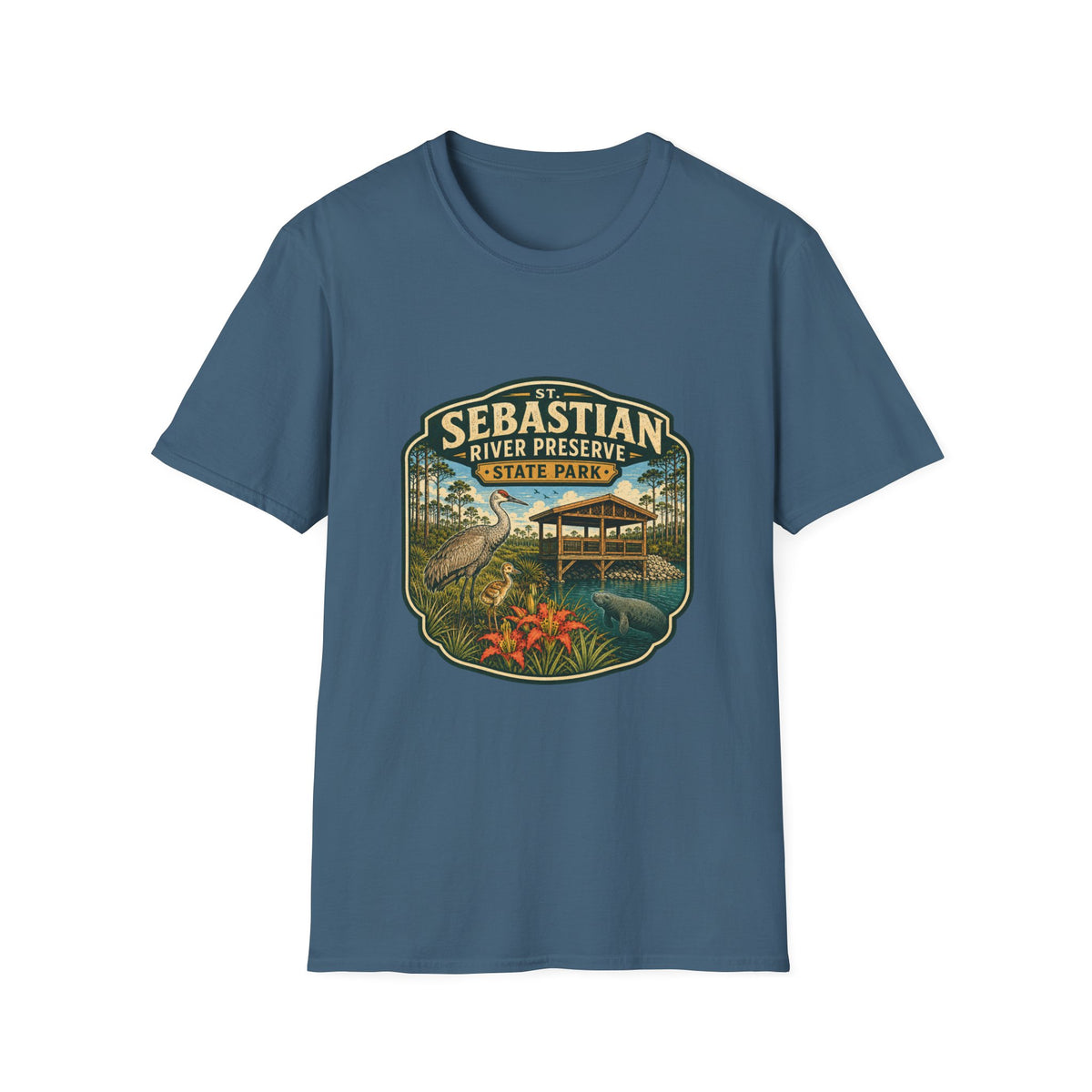 St. Sebastian River — Retro Tee