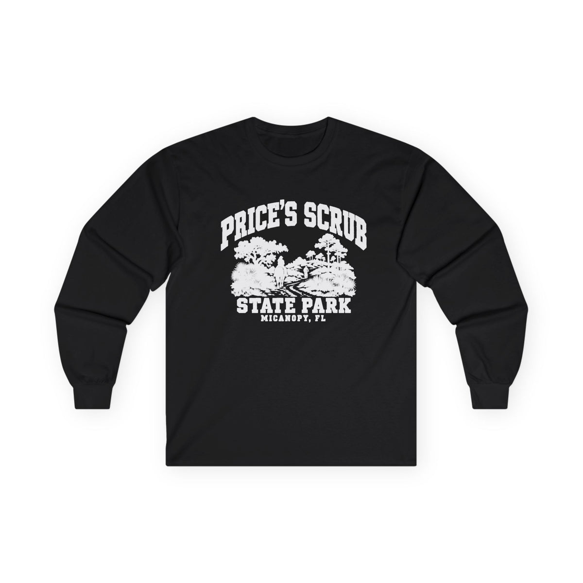 Price's Scrub State Park Vintage Emblem- Long Sleeve Tee