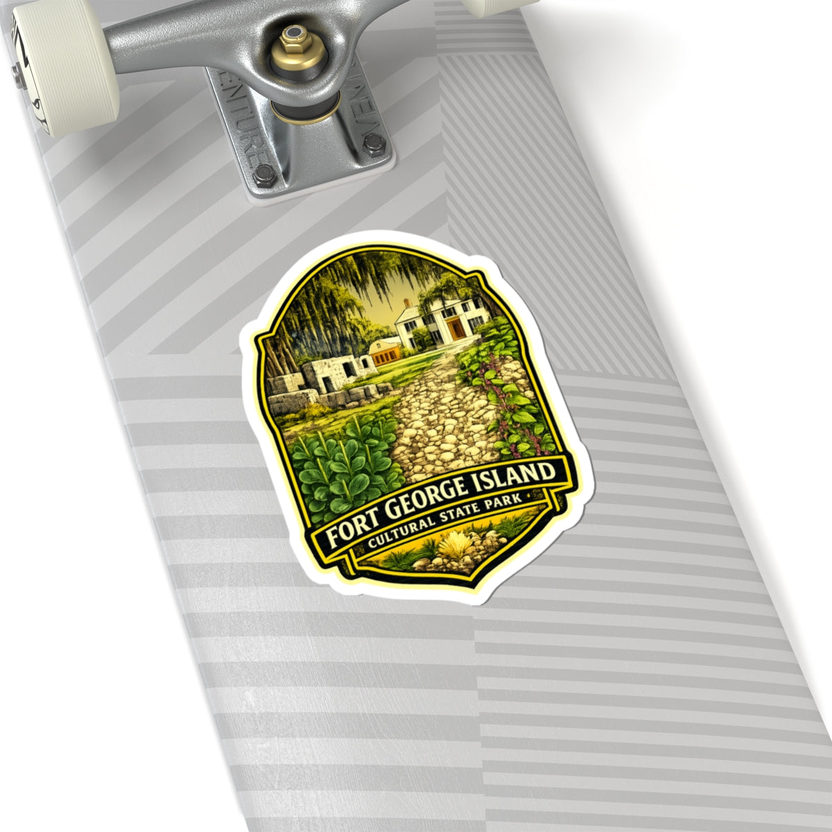 Fort George Island Cultural State Park Sticker — Scenic Travel Decal