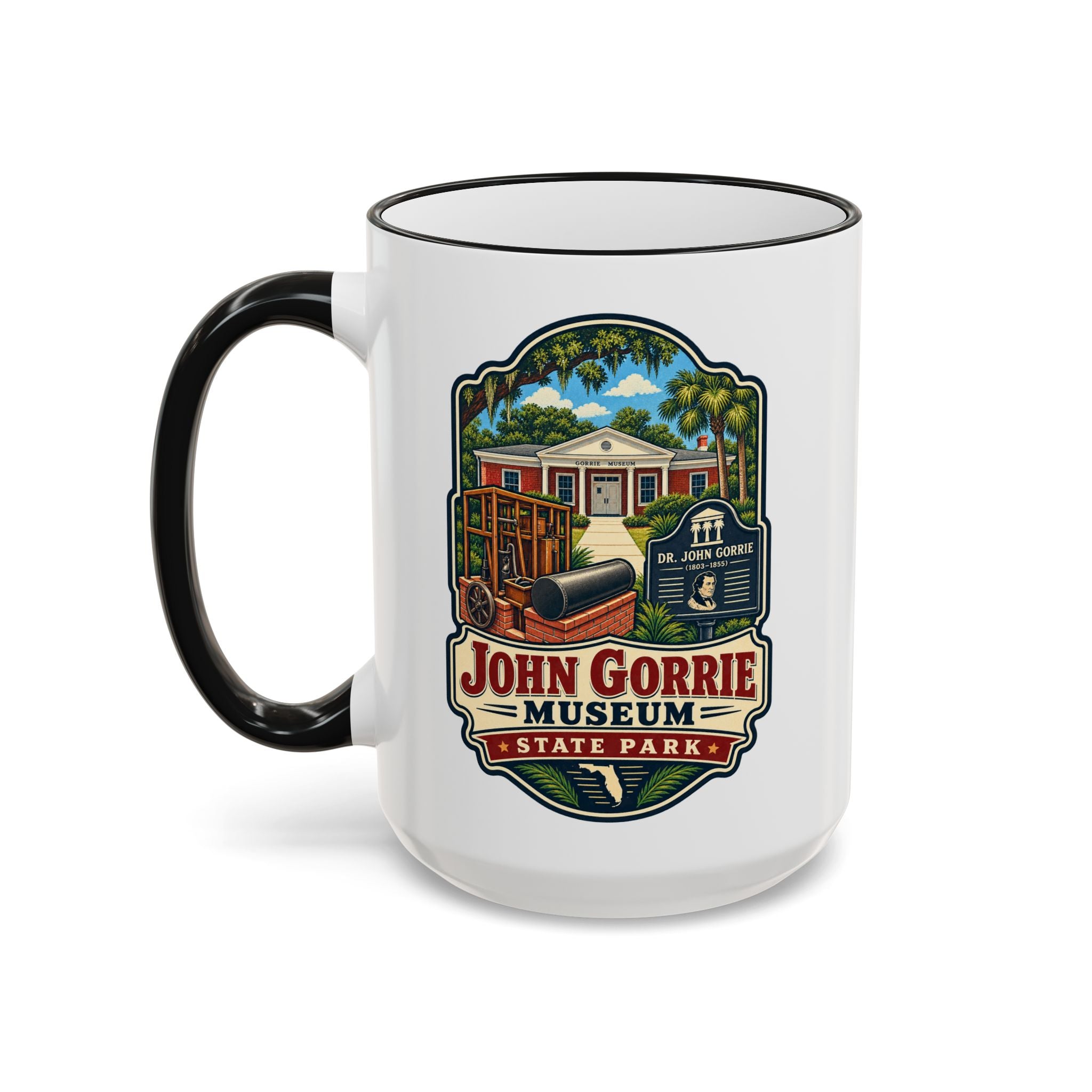 John Gorrie Museum Accent Rim & Handle 11oz/15oz