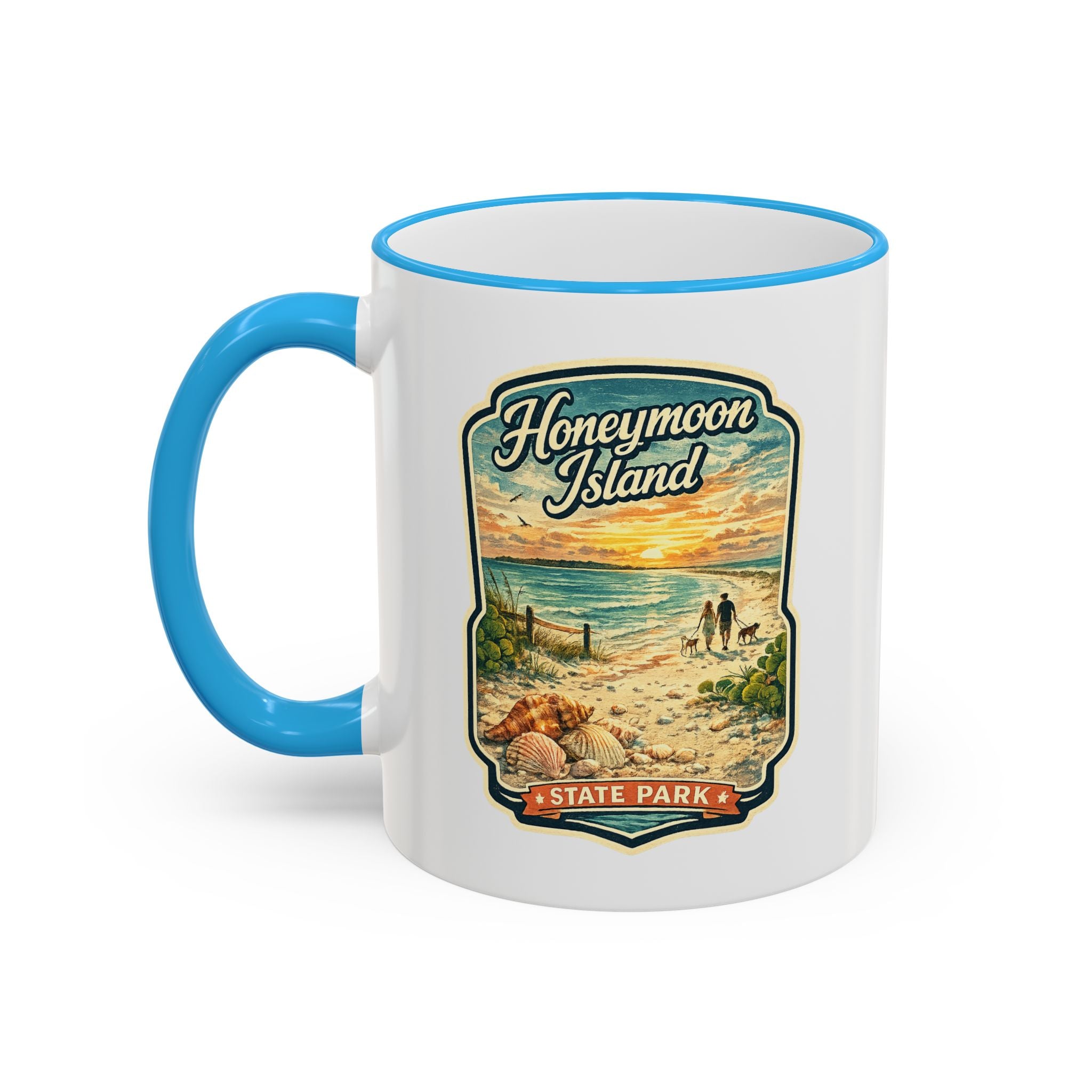 Honeymoon Island Accent Rim & Handle 11oz/15oz