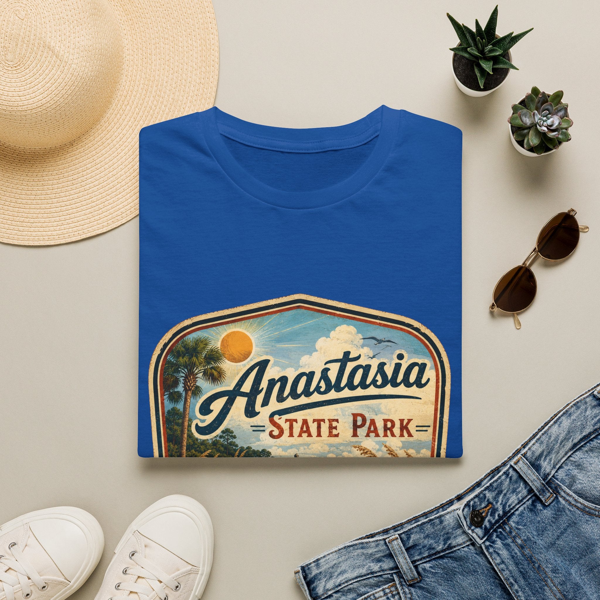 Anastasia State Park — Retro Beach Park Tee