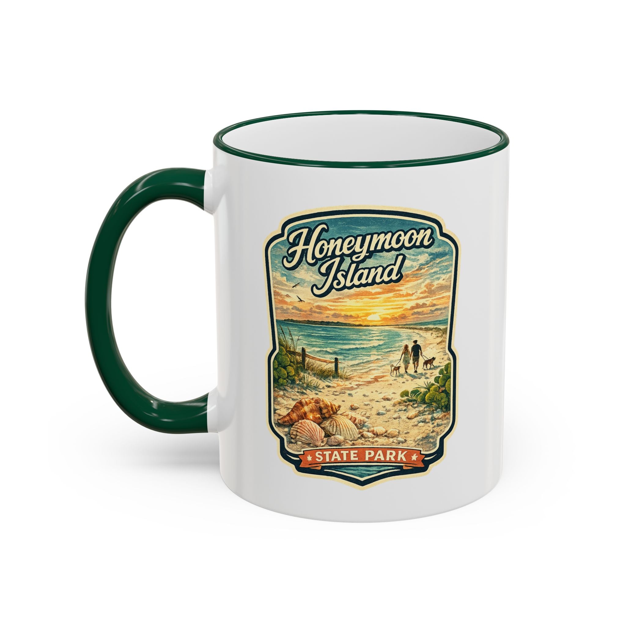 Honeymoon Island Accent Rim & Handle 11oz/15oz