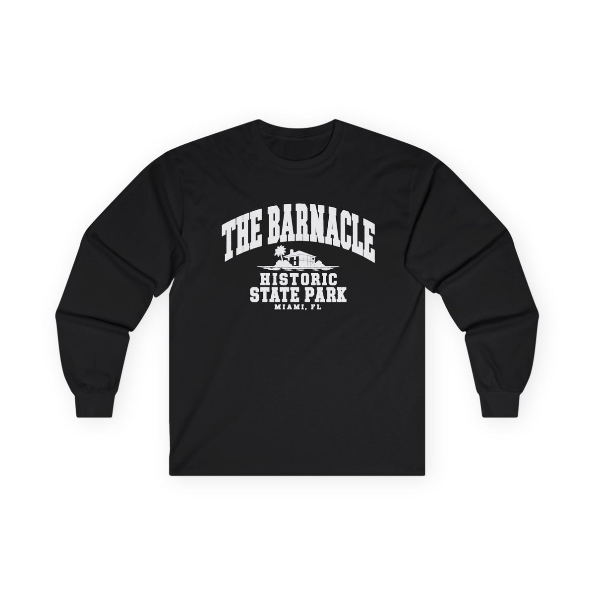 The Barnacle Historic State Park Logo- Long Sleeve Tee