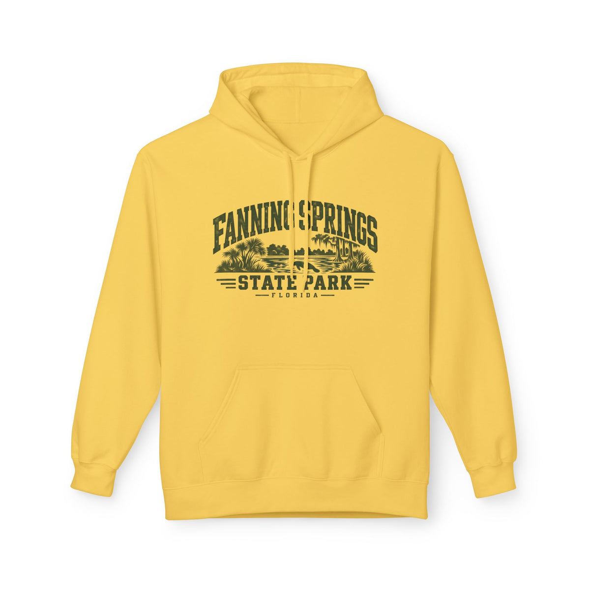 Fanning Springs State Park Hoodie - Vintage Park Graphic