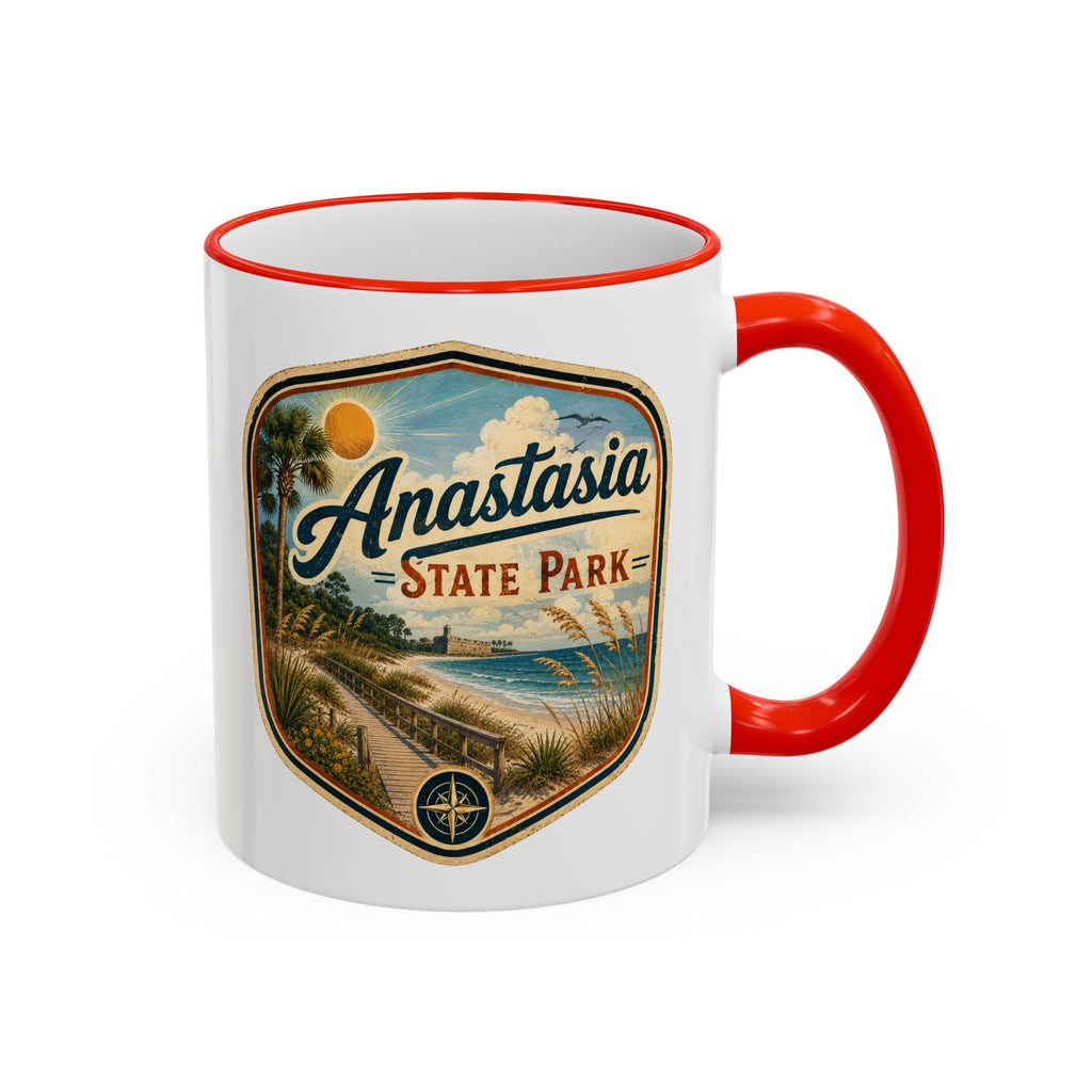 Anastasia Vintage Mug — Accent Rim & Handle 11oz/15oz