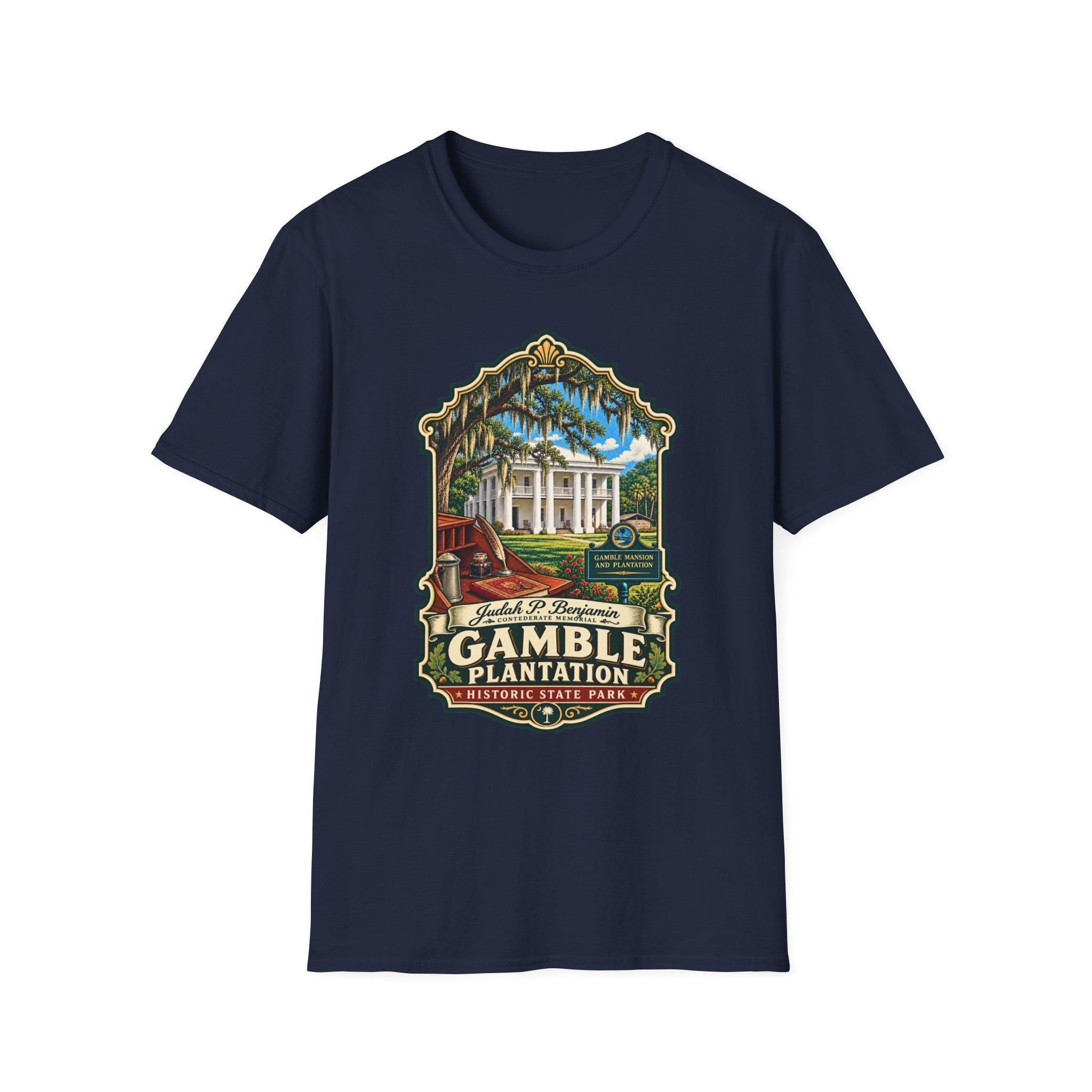 Gamble Plantation- Retro Tee
