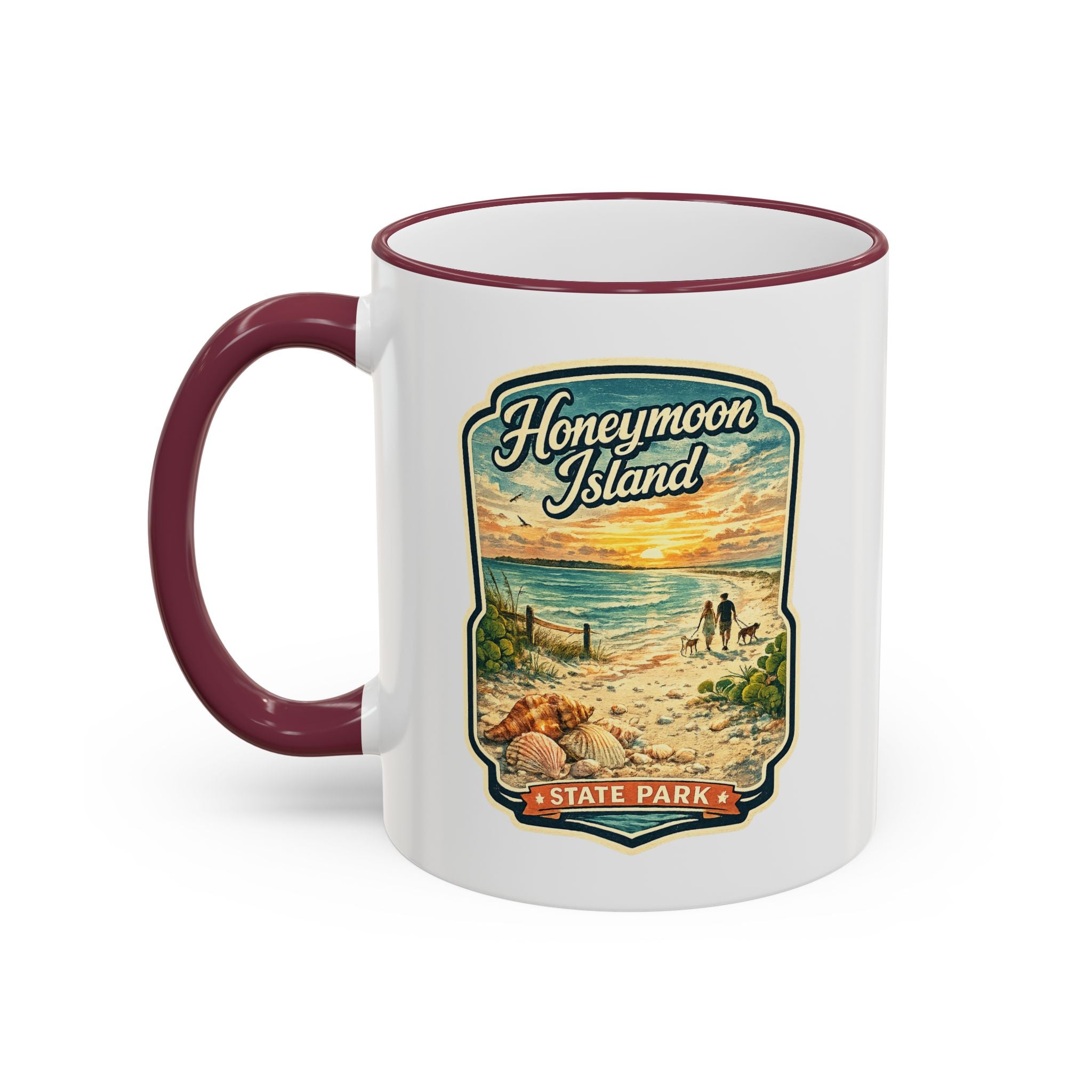 Honeymoon Island Accent Rim & Handle 11oz/15oz