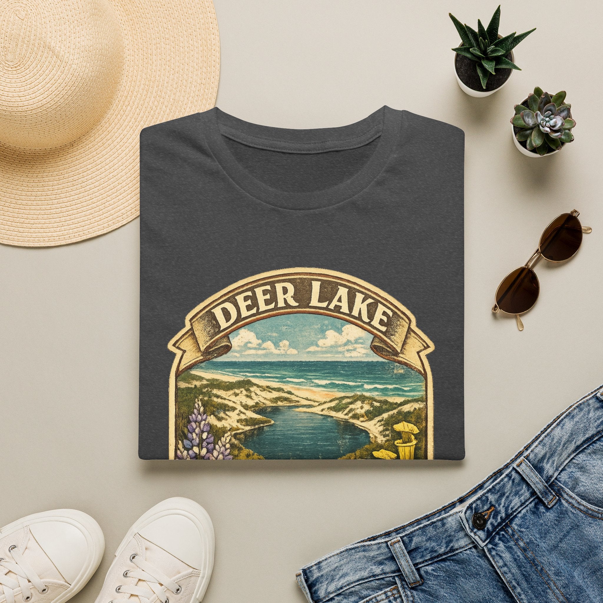 Deer Lake- Retro Tee