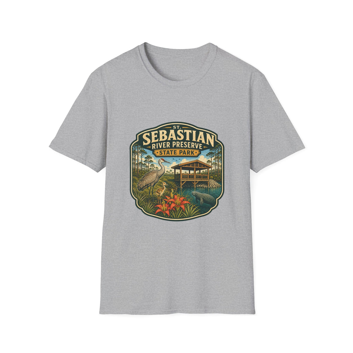 St. Sebastian River — Retro Tee