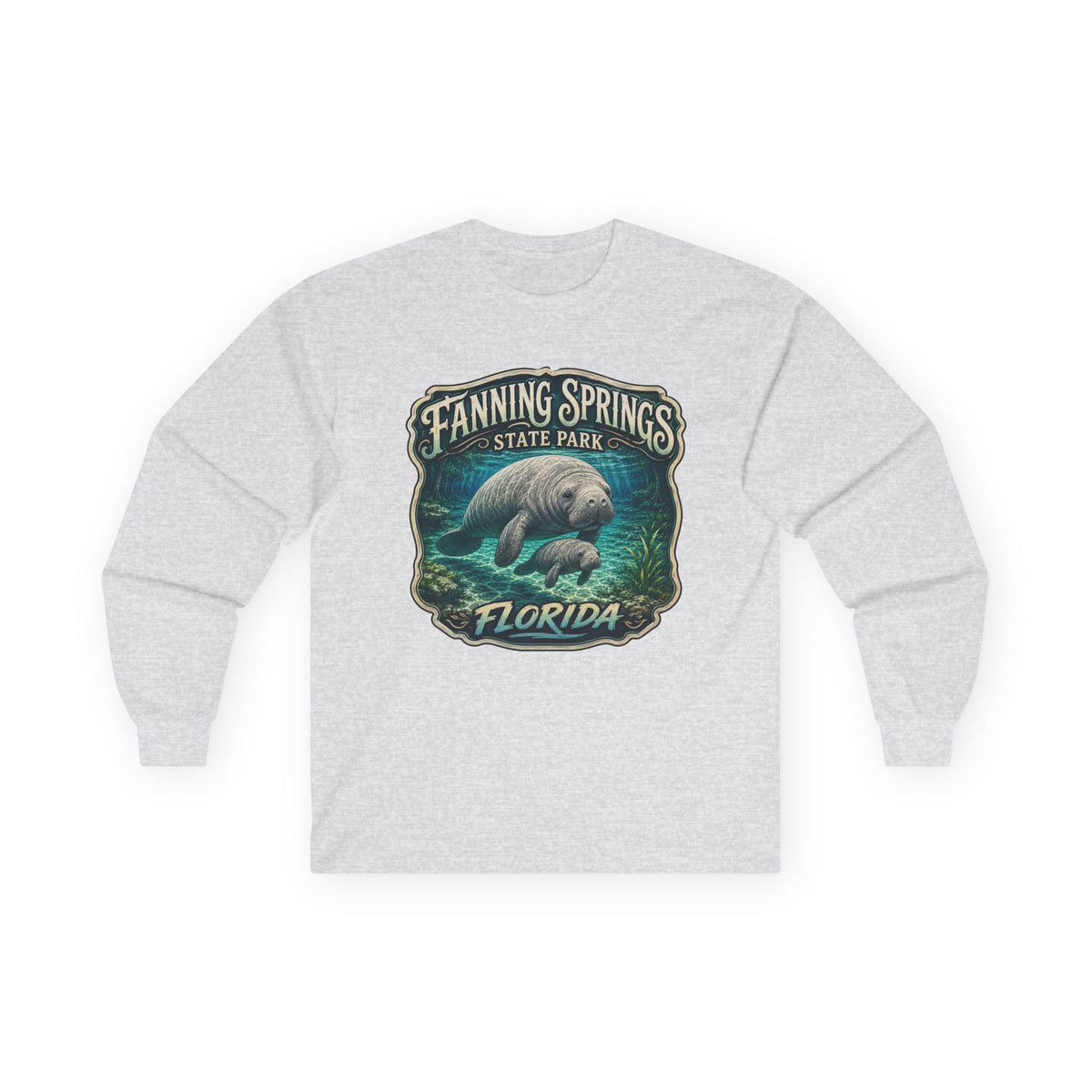 Manatee Mama Long Sleeve Tee — Vintage Fanning Springs