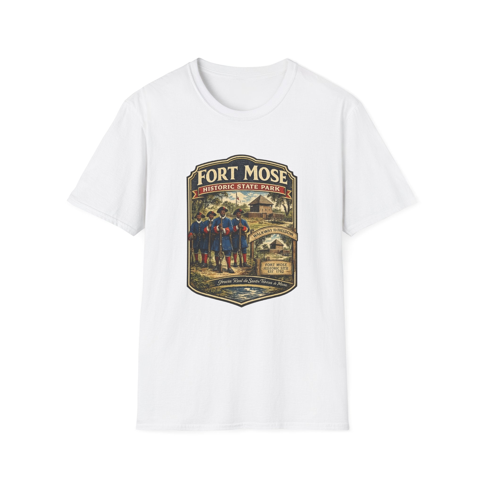 Fort Mose- Retro Tee