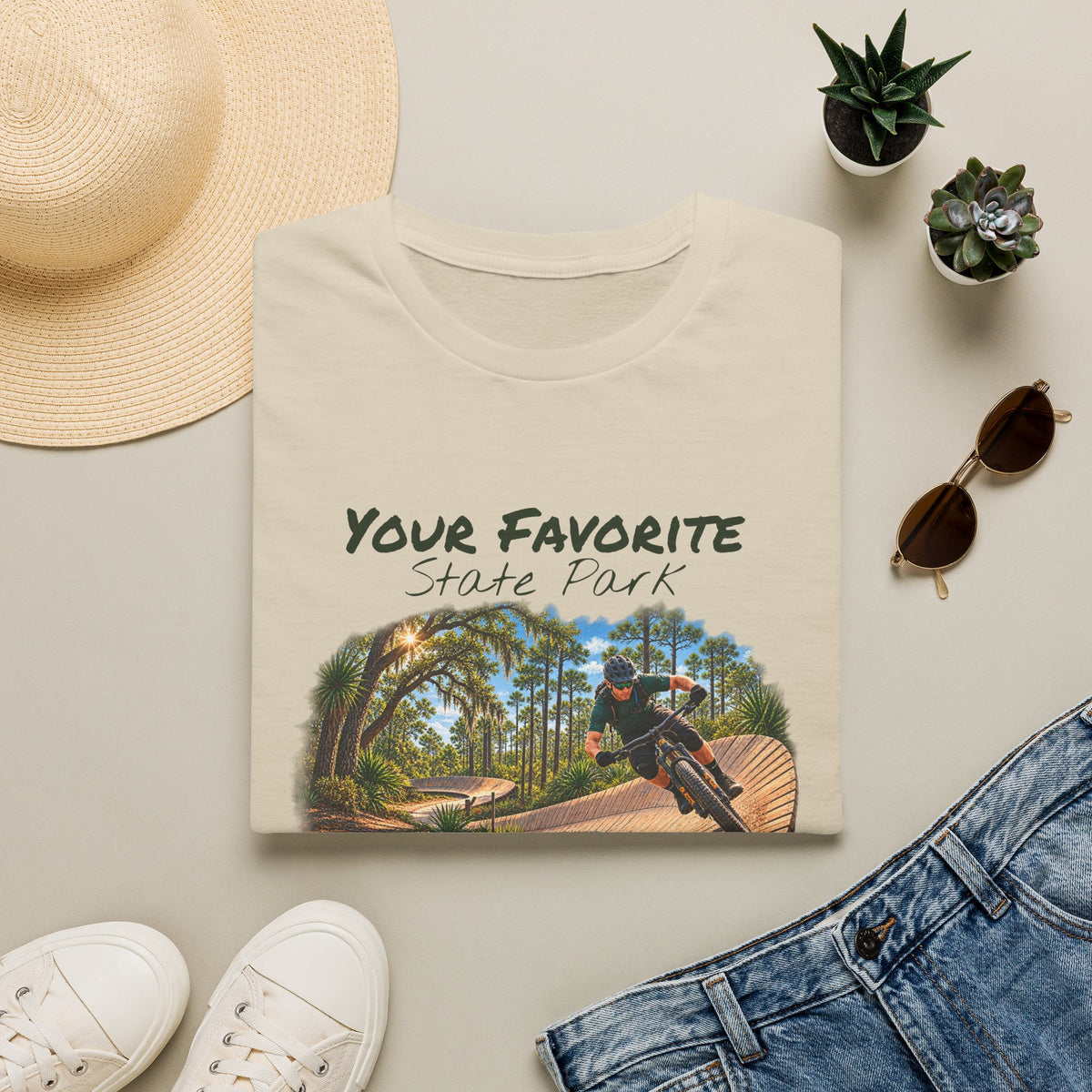 CUSTOMIZABLE Bike Course- Retro Tee