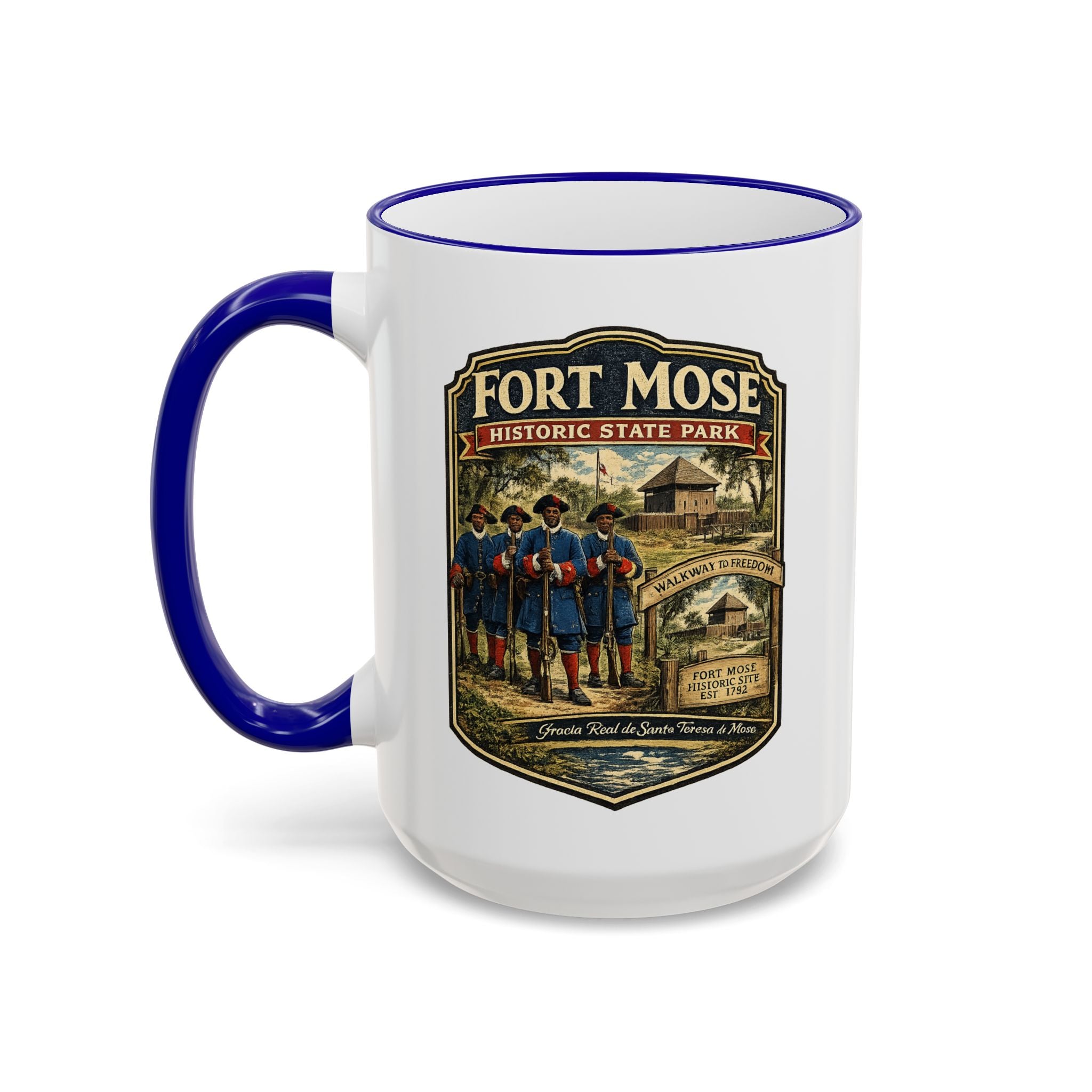 Fort Mose Accent Rim & Handle 11oz/15oz