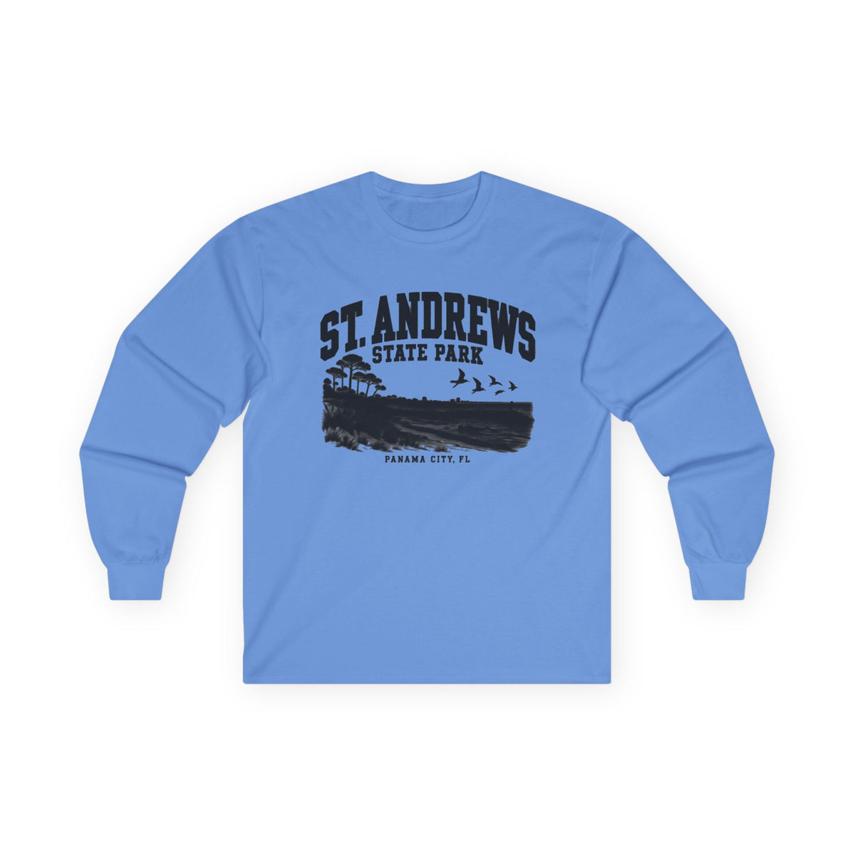 St. Andrews State Park Logo- Long Sleeve Tee