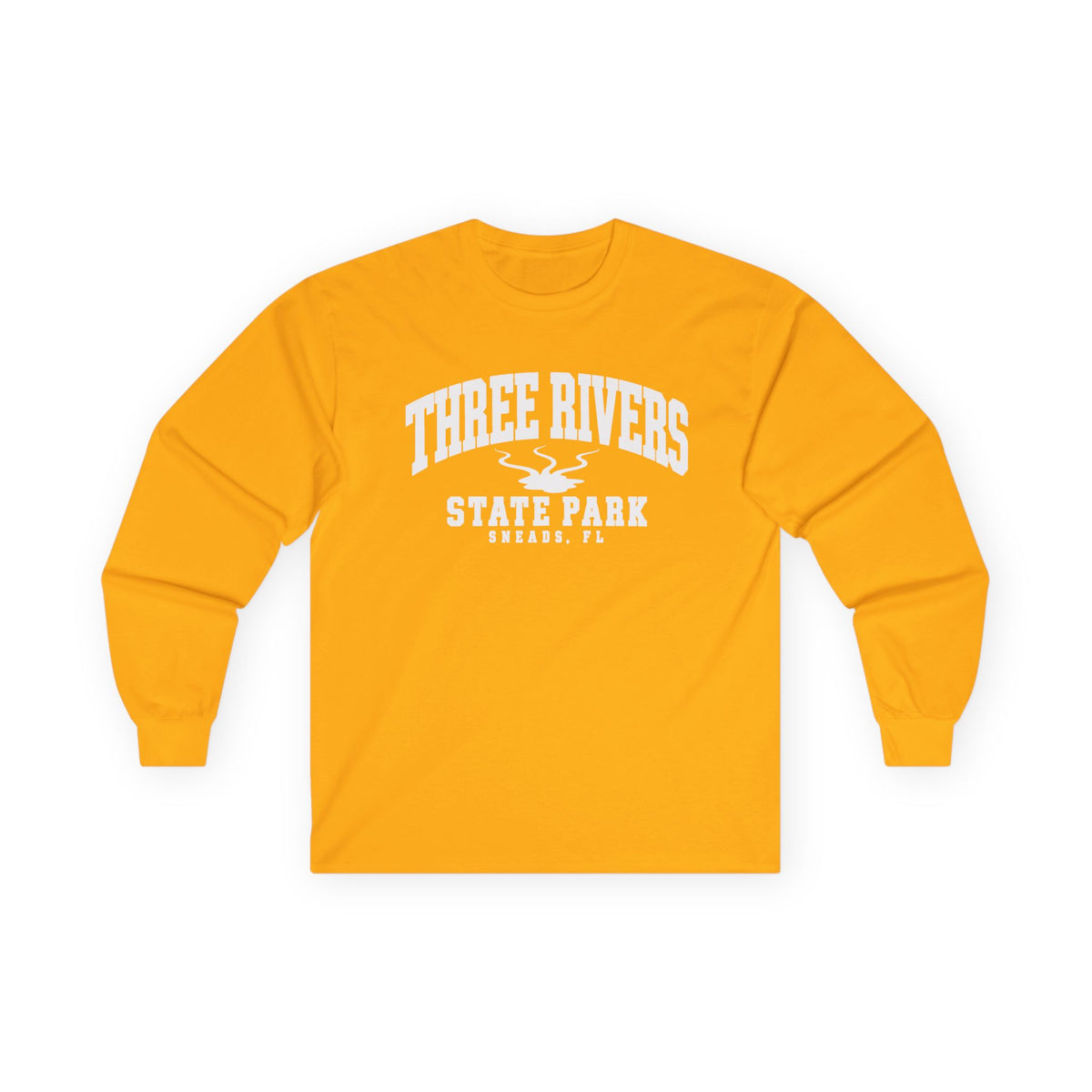 Three Rivers Park Emblem Sneads Florida- Long Sleeve Tee