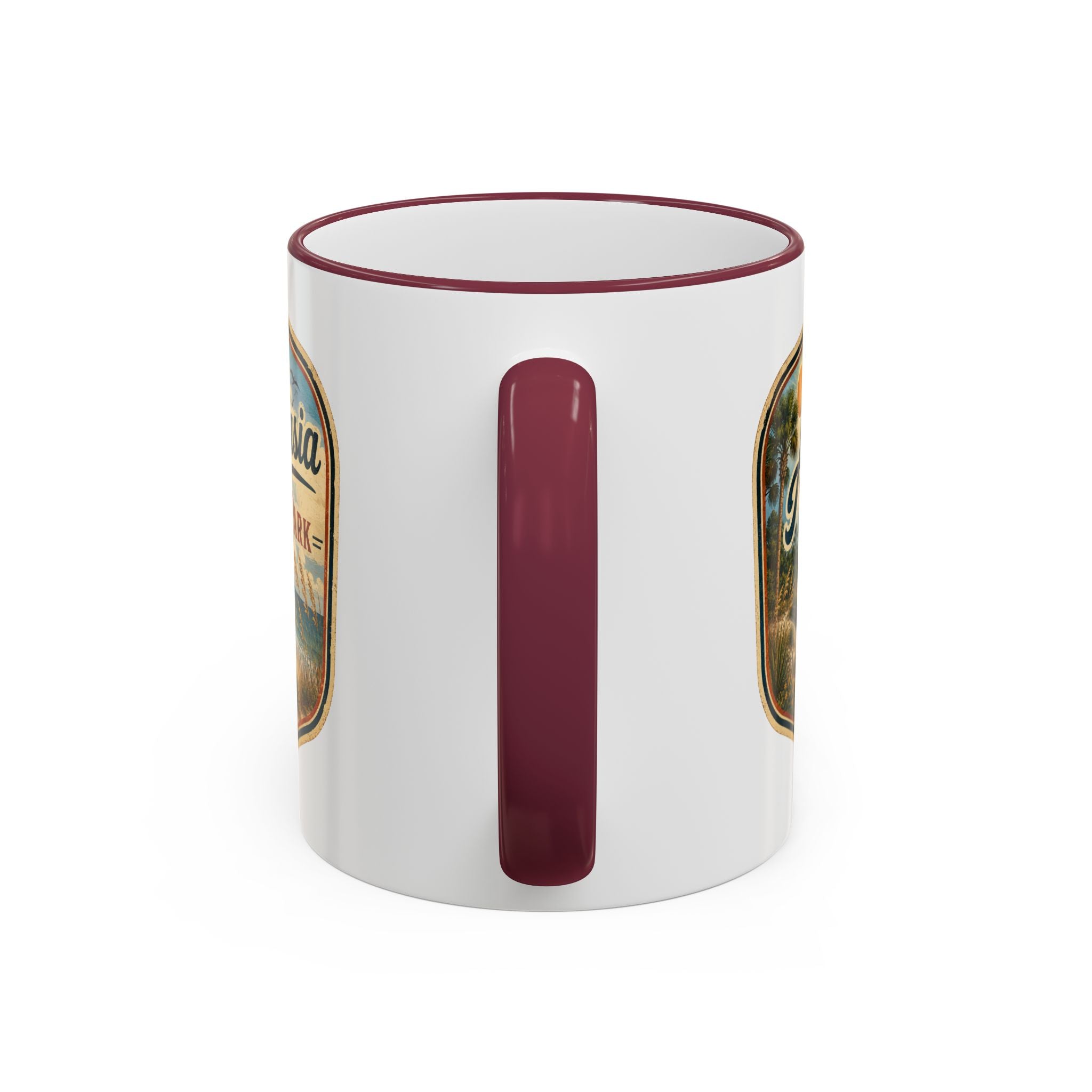 Anastasia Vintage Mug — Accent Rim & Handle 11oz/15oz