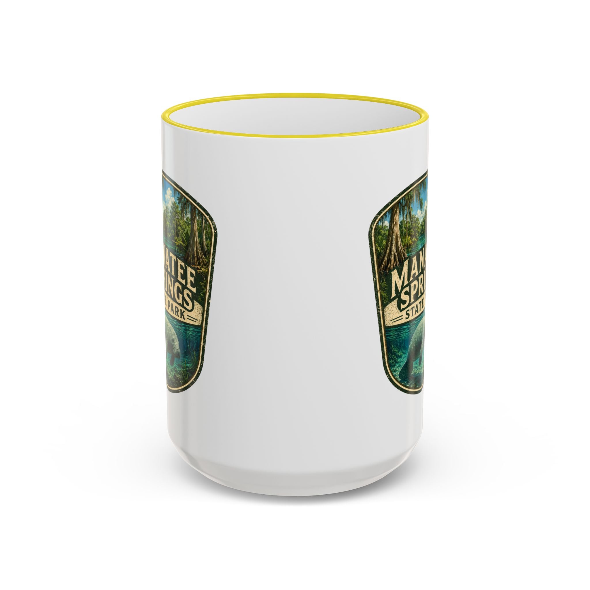 Manatee Springs Manatee Mug — Accent Rim & Handle 11oz/15oz