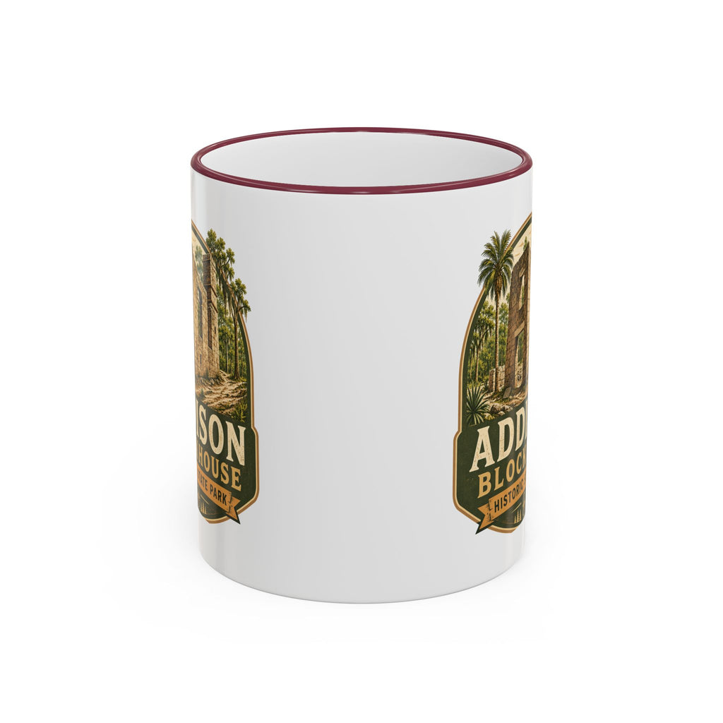 Addison Blockhouse Vintage Mug — Accent Rim & Handle 11oz/15oz