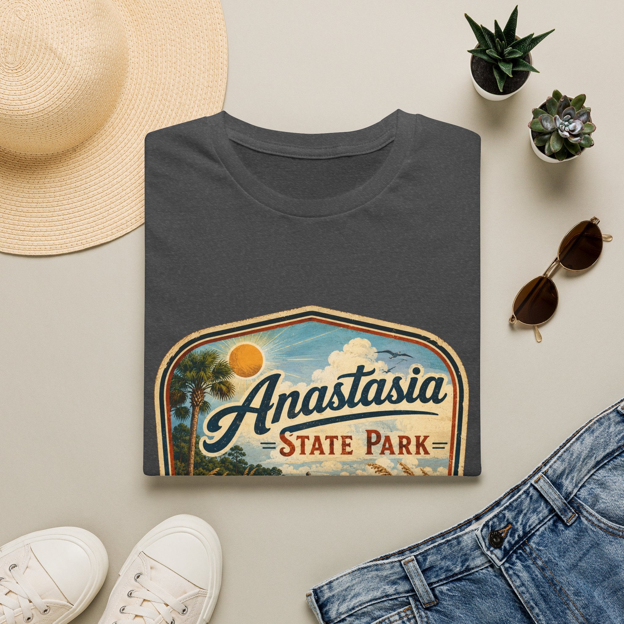 Anastasia State Park — Retro Beach Park Tee