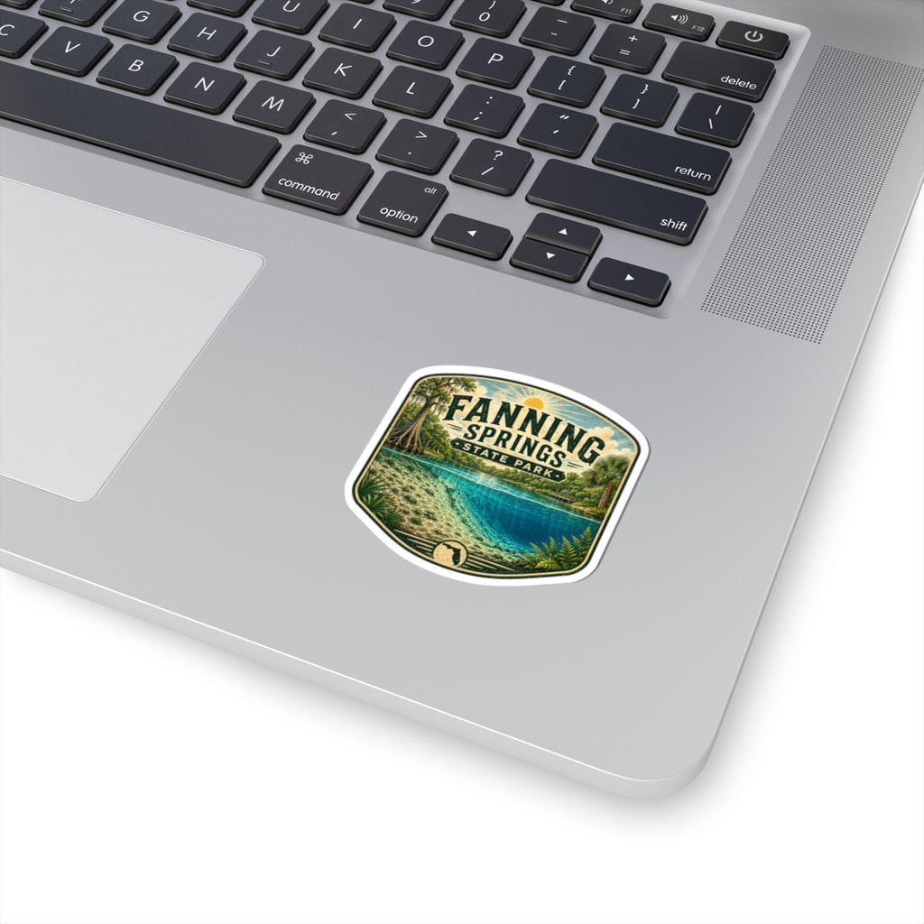 Fanning Springs State Park Sticker — Scenic Florida Springs Kiss-Cut Decal