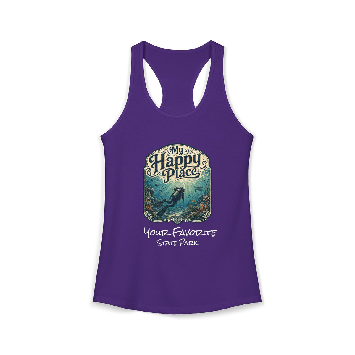 CUSTOMIZABLE Ocean Racerback Tank