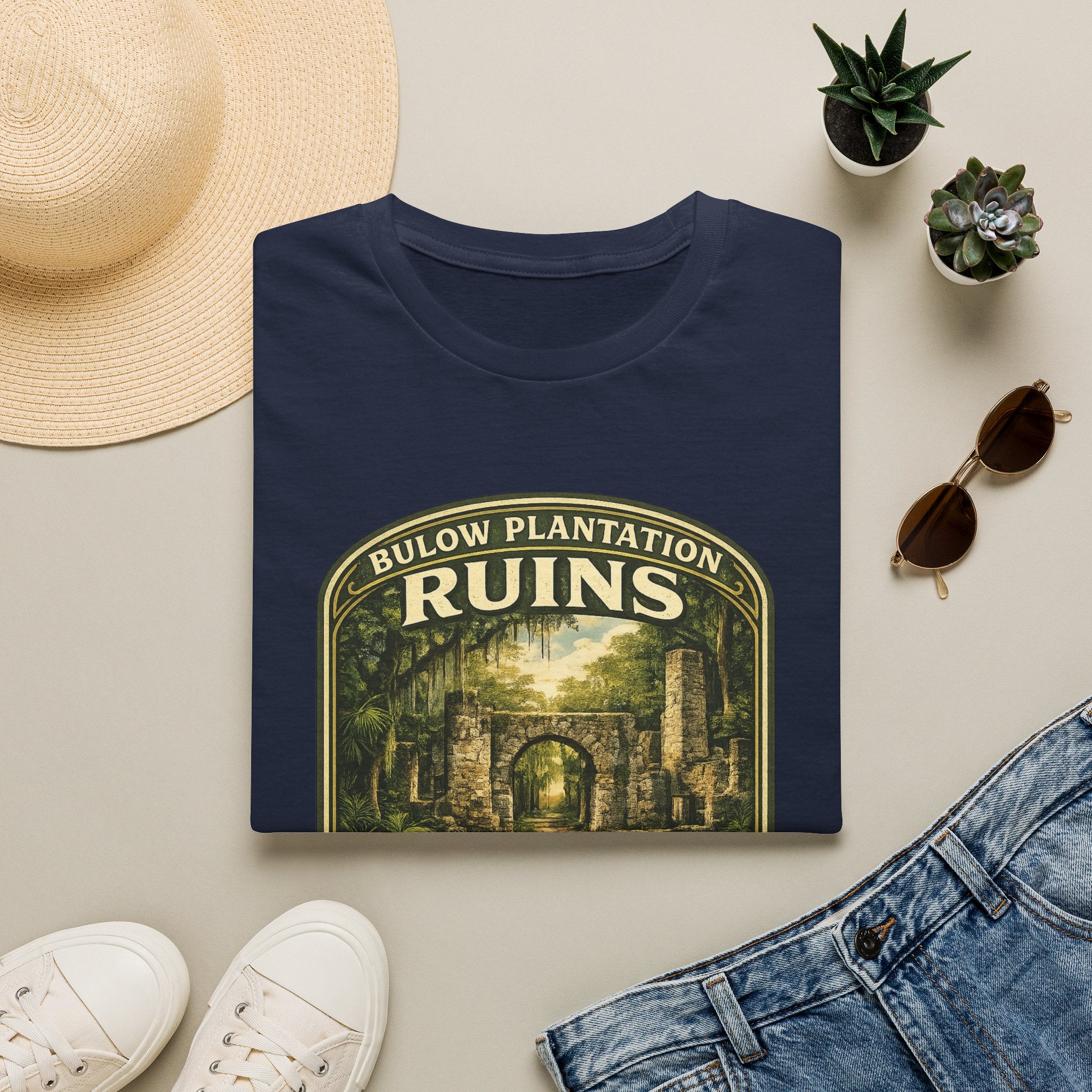 Bulow Plantation Ruins — Retro Tee
