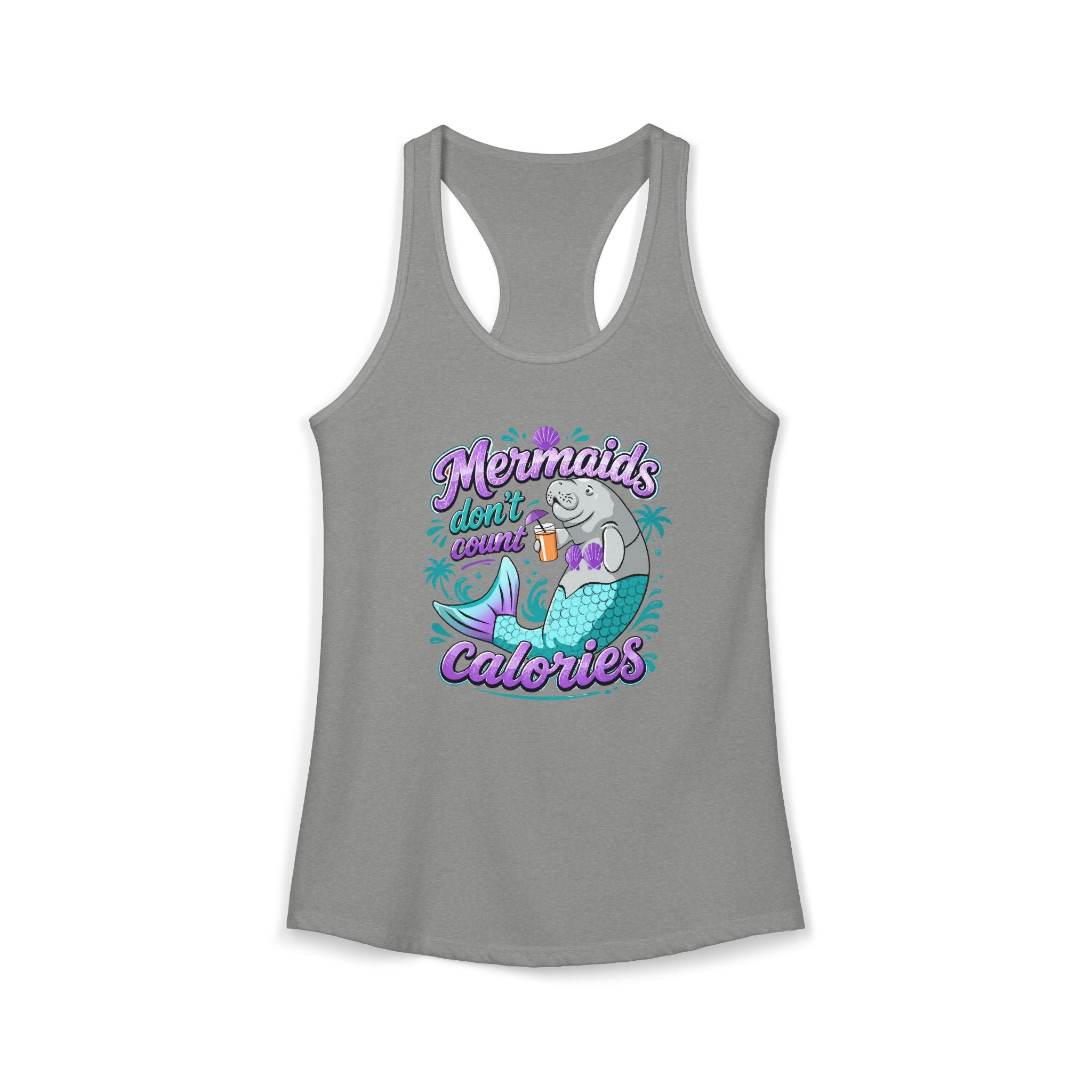 Mermaid Calories - Racerback Tank