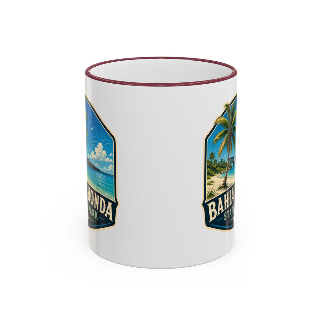 Bahia Honda Vintage Mug — Accent Rim & Handle 11oz/15oz