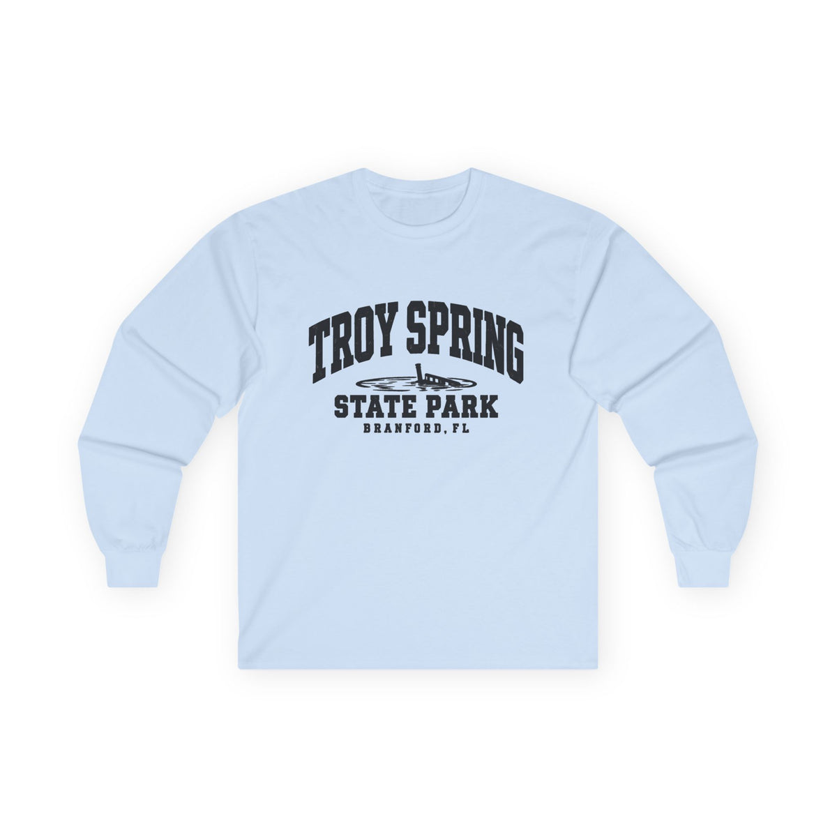 Troy Spring State Park Vintage Logo- Long Sleeve Tee