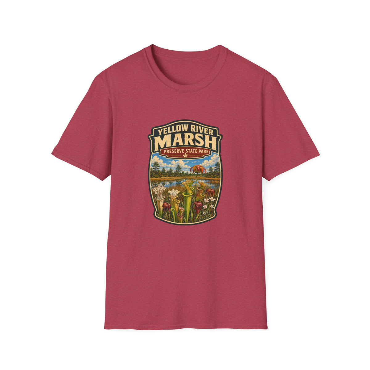 Yellow River Marsh — Retro Tee
