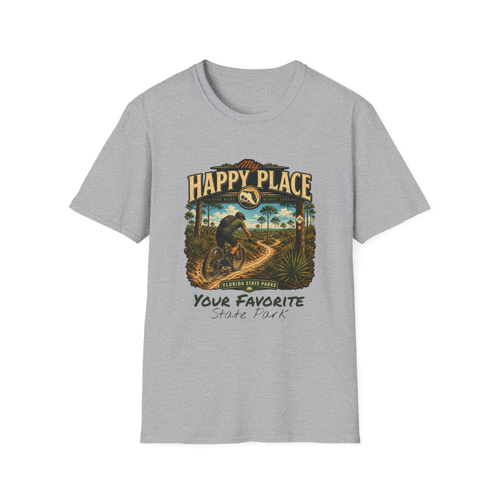 CUSTOMIZABLE Mountain Bike- Retro Tee