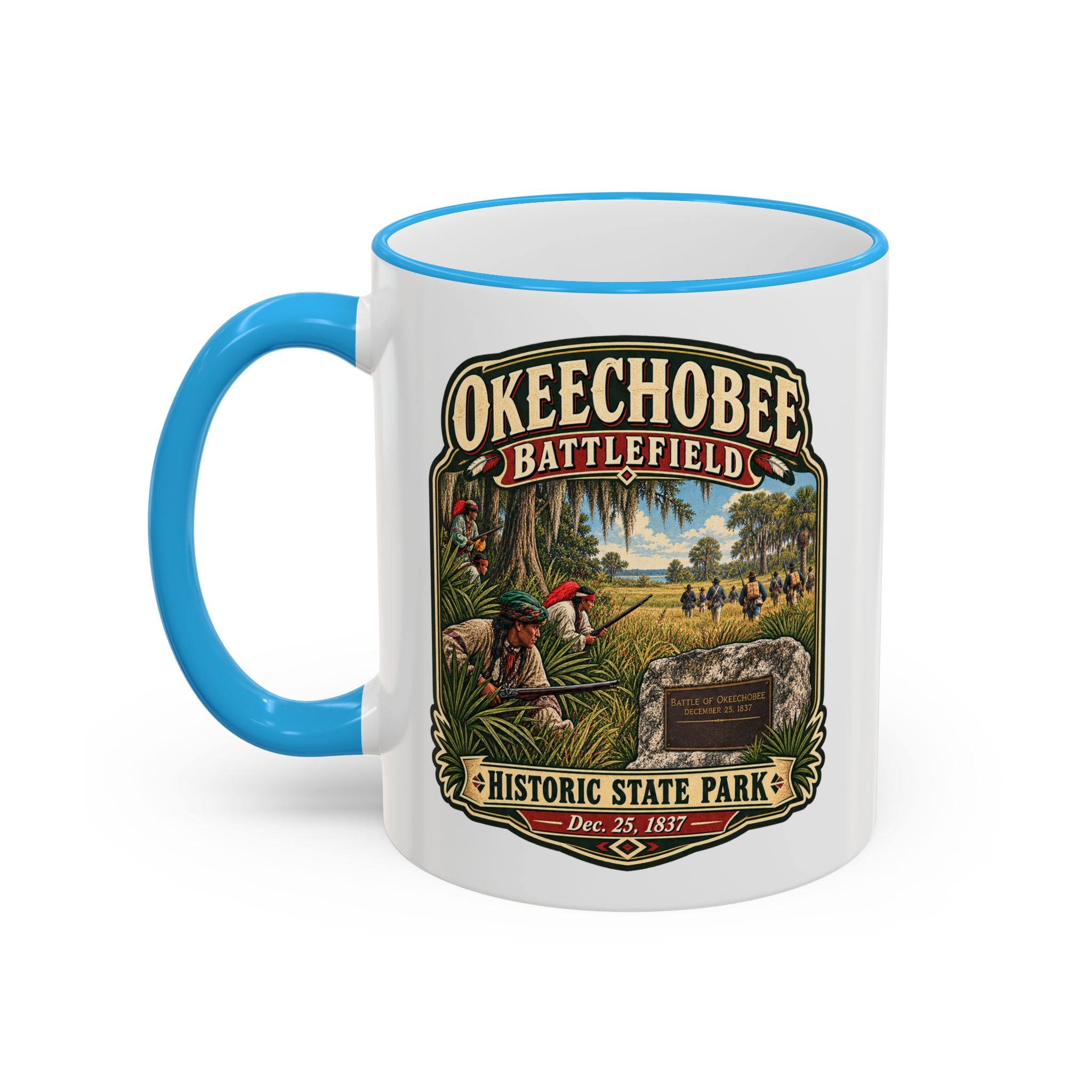Okeechobee Battlefield River Accent Rim & Handle 11oz/15oz