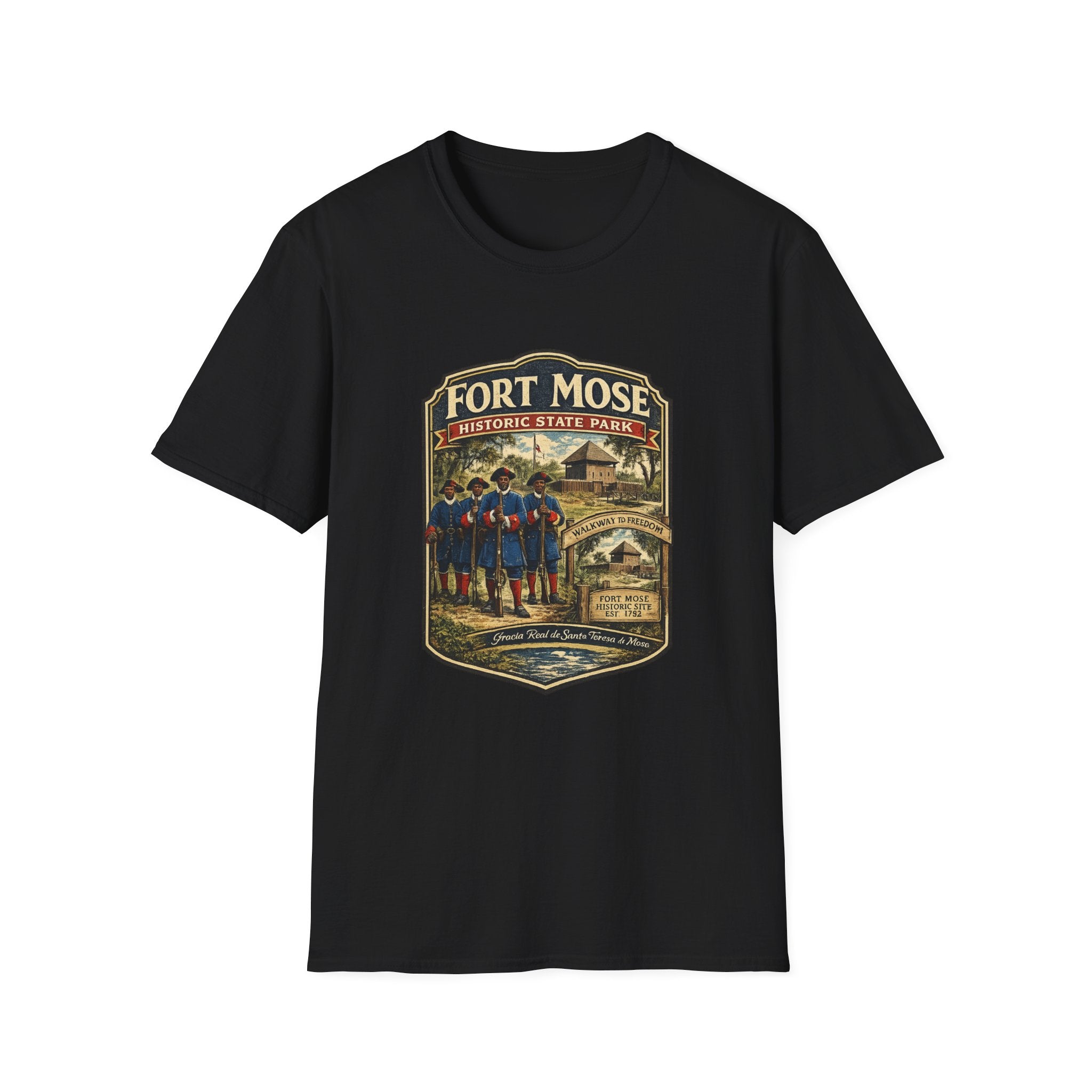 Fort Mose- Retro Tee